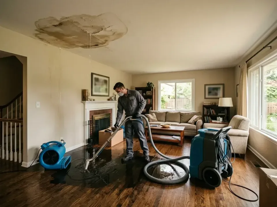attic-pipe-burst-ceiling-drip-008 — frequently asked questions, Water Damage Restoration & Carpet Care in Sunset, FL